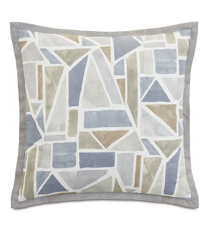 OLIVER GEOMETRIC DECORATIVE PILLOW