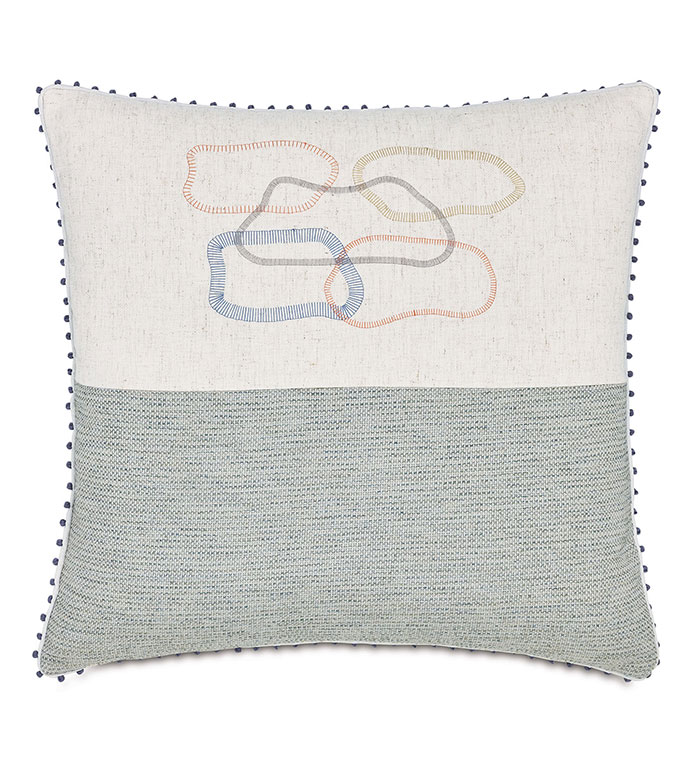 ROONEY COLORBLOCK DECORATIVE PILLOW