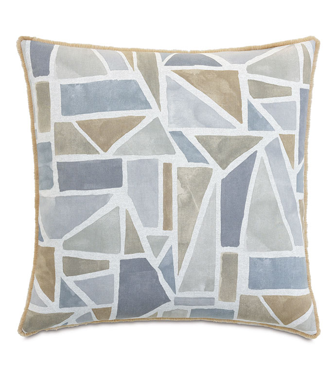 OLIVER GEOMETRIC DECORATIVE PILLOW