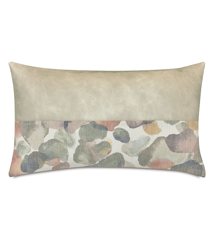EVELINA COLORBLOCK DECORATIVE PILLOW