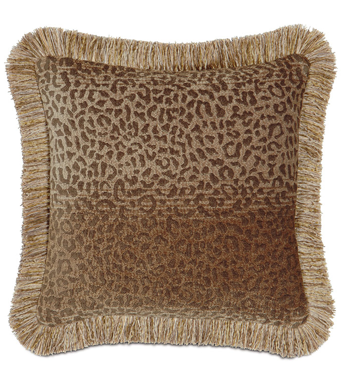 Congo Gold & Brown Pillow C