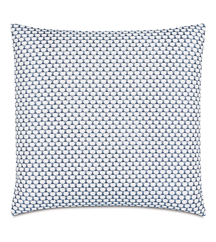 High Tide Embroidered Decorative Pillow