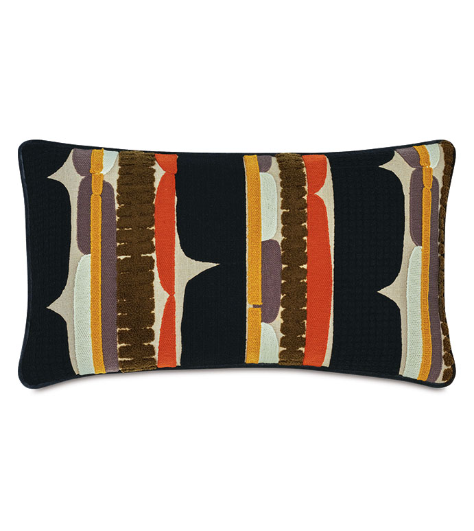 SOL EMBROIDERED DECORATIVE PILLOW