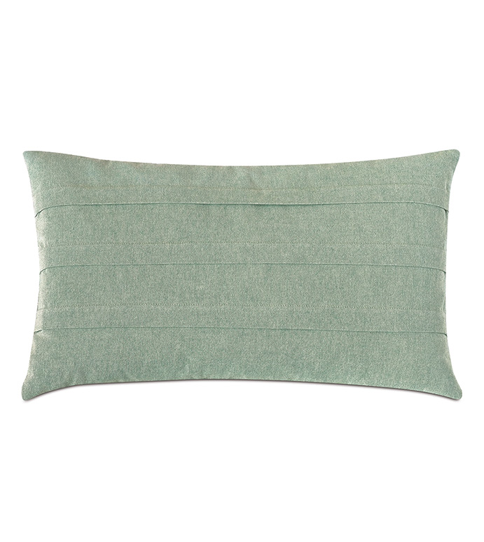 Evangeline Pleated Decorative Pillow in Teal