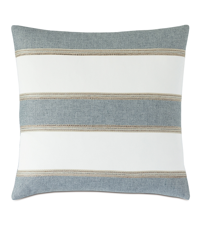 Persea Pieced Stripe Decorative Pillow