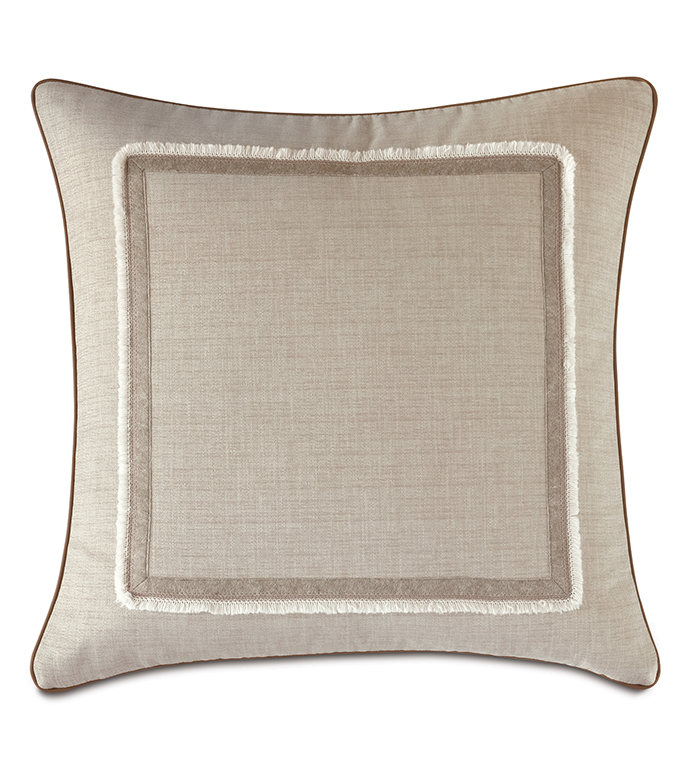 Aldrich Brush Fringe Decorative Pillow