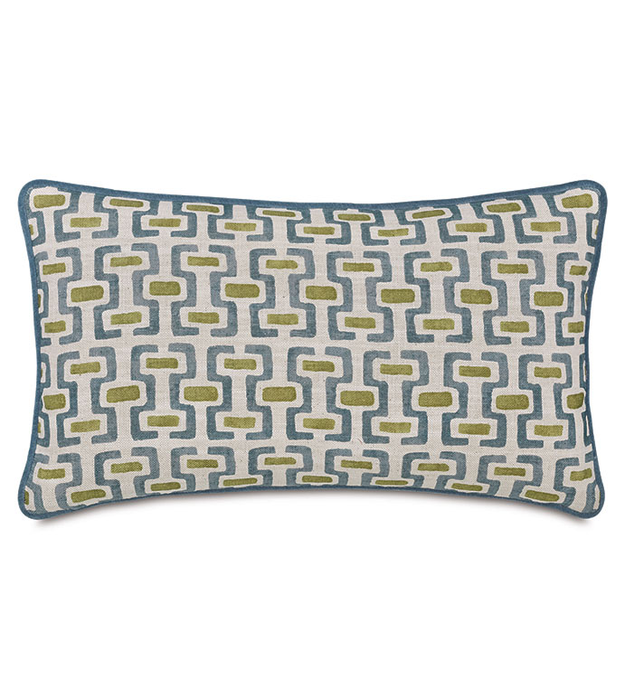 FRANKIE GEOMETRIC DECORATIVE PILLOW