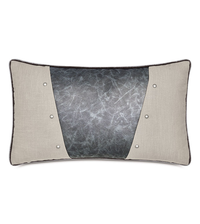 ARGENTO NAILHEAD DECORATIVE PILLOW