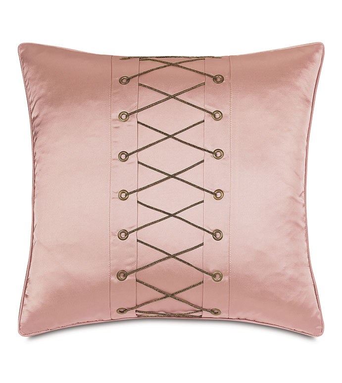 Arwen Lacing Detail Decorative Pillow