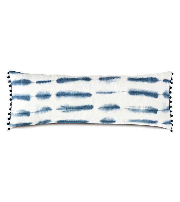 Saya Beaded Trim Decorative Pillow