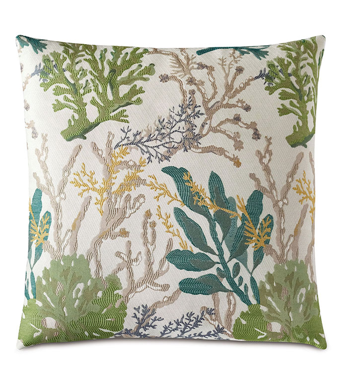 Corraline Coral Reef Decorative Pillow