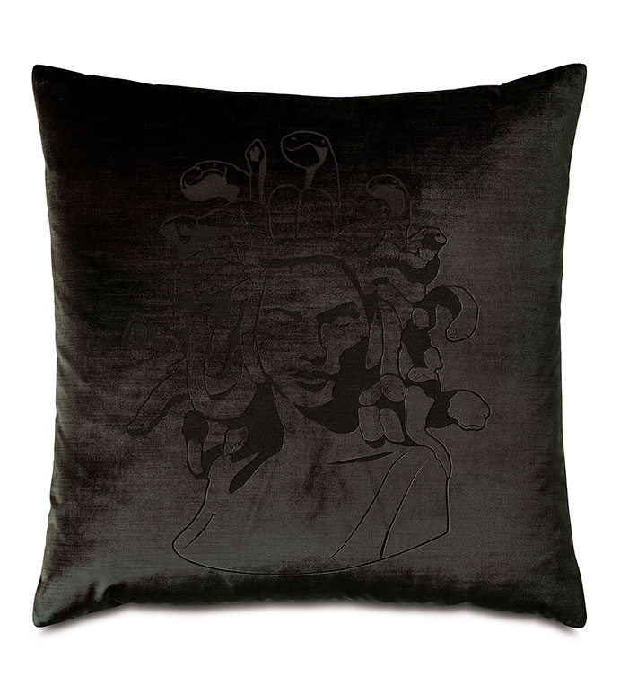 Antiquity Medusa Decorative Pillow