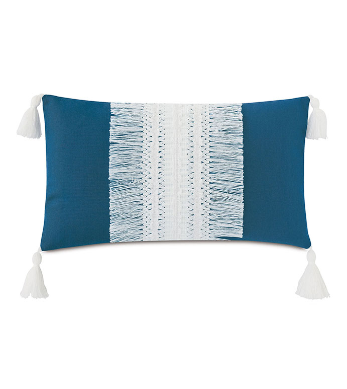 Palermo Tassel Decorative Pillow in Lagoon