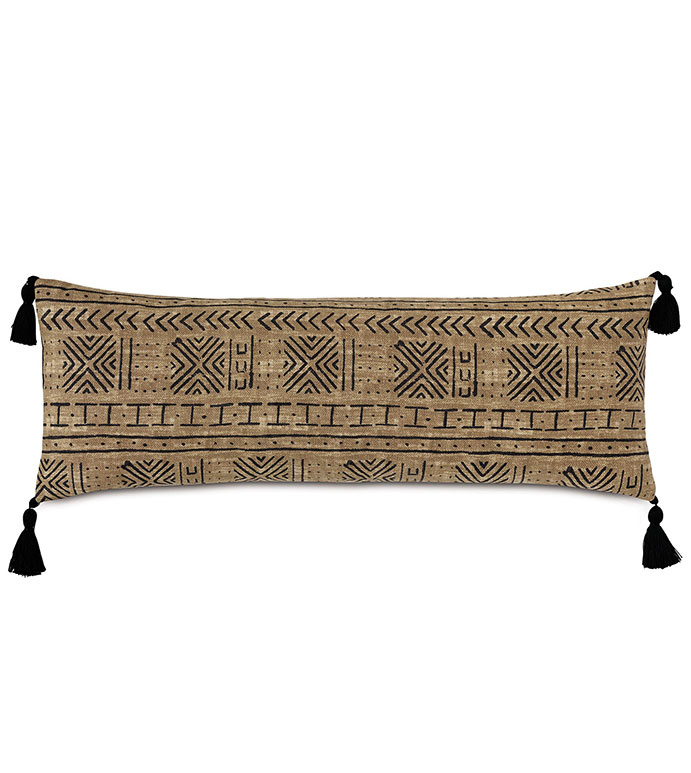 Seydou Tassel Decorative Pillow in Natural