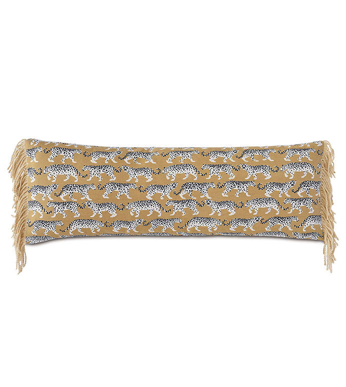 Prowling Fringe Decorative Pillow