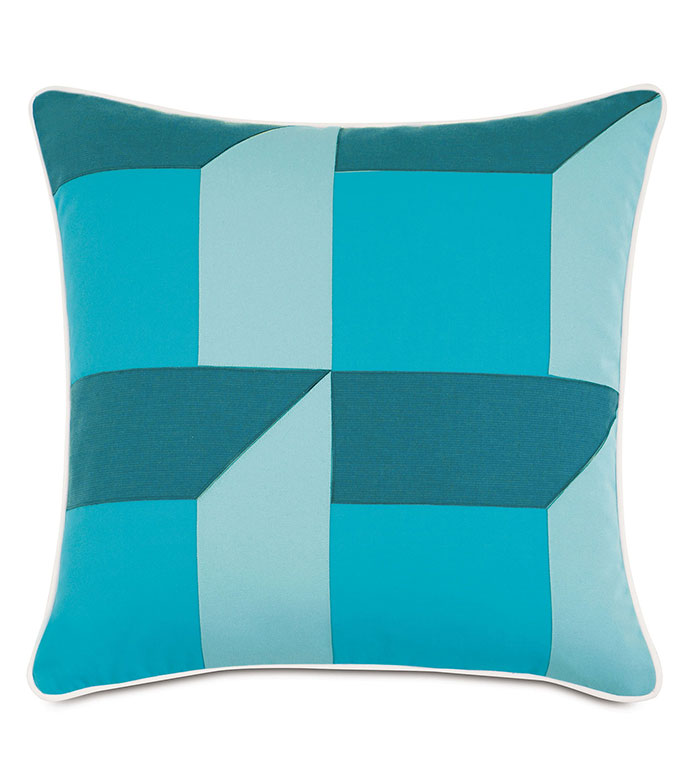 Plage Patchwork Decorative Pillow