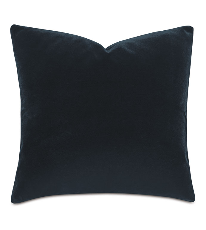 Capra Faux Mohair Decorative Pillow in Charcoal