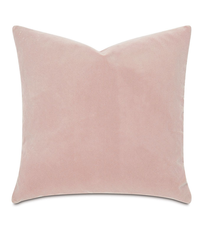 Capra Faux Mohair Decorative Pillow in Rose