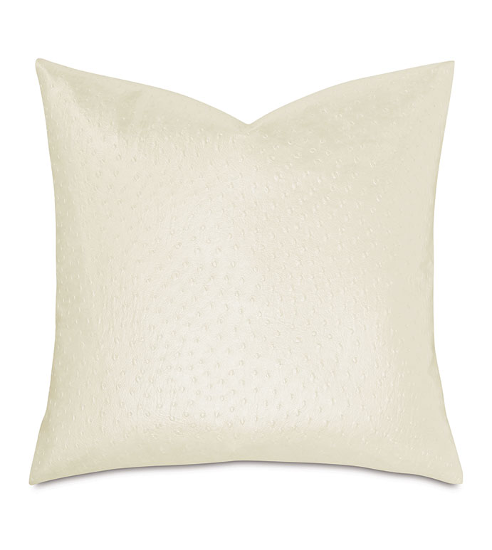 Oswald Faux Ostrich Decorative Pillow