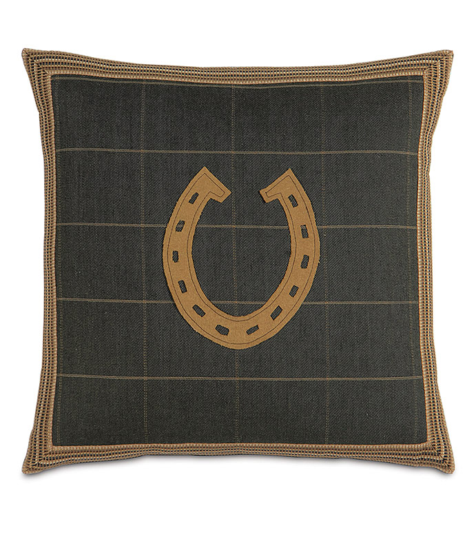 Gable Horseshoe Decorative Pillow