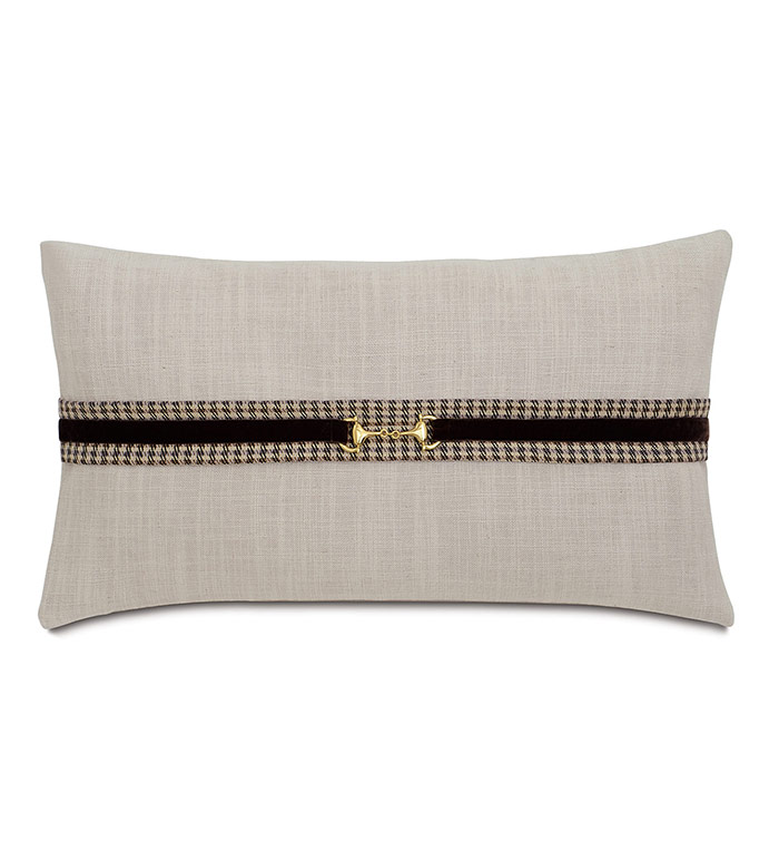 Aiden Buckle Decorative Pillow