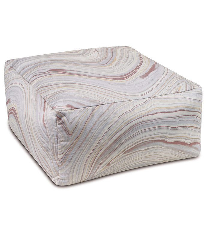 Blake Marble Pouf