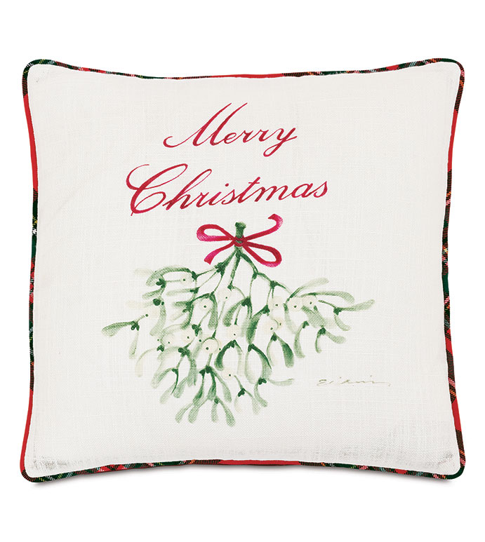 Merry Christmas Decorative Pillow