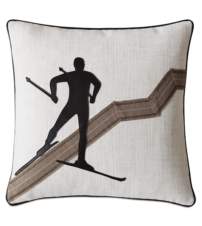 Lodge Lasercut Decorative Pillow