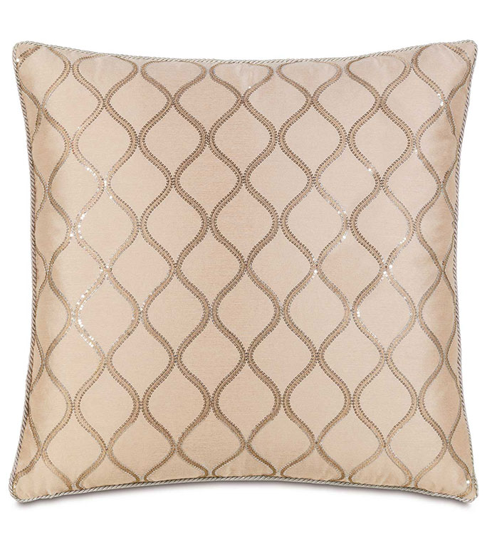 Bardot Bisque With Cord Extra Euro Sham