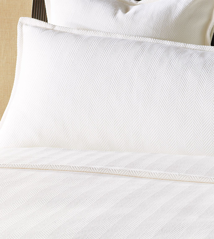 Wilke White Grand Sham