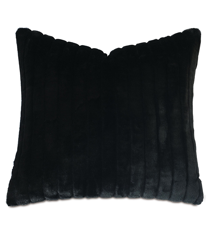 Faux fur euro pillow shams best sale