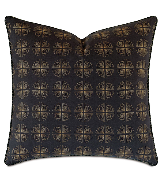 Park Avenue Embroidered Decorative Pillow