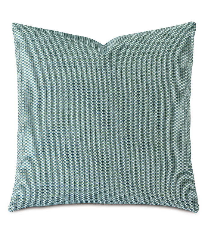 Twin Palms Textured Decorative Pillow