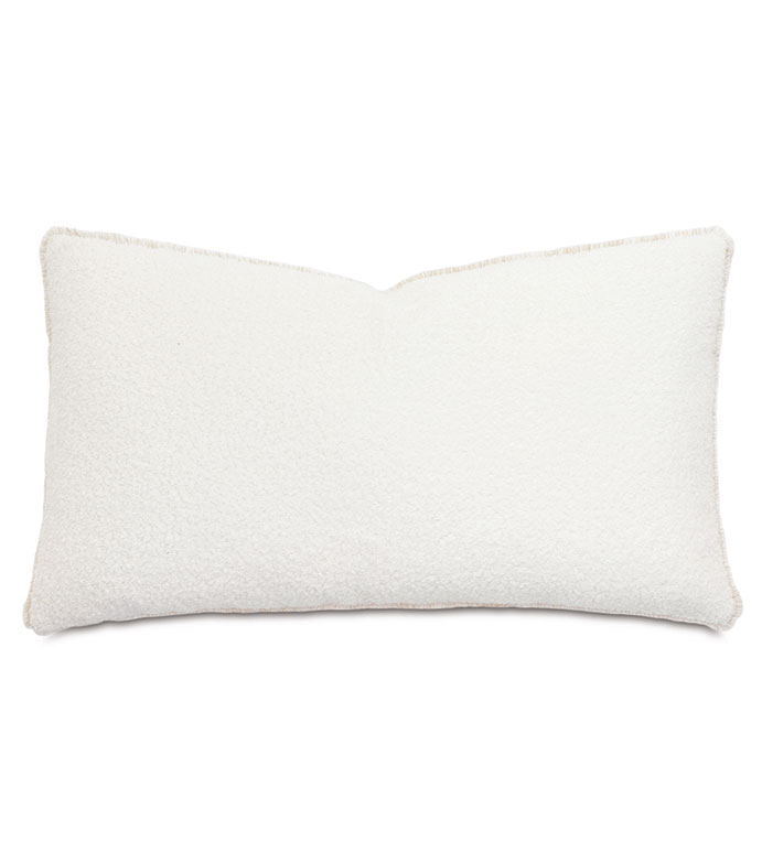 Lobos Boucle Decorative Pillow in Ivory