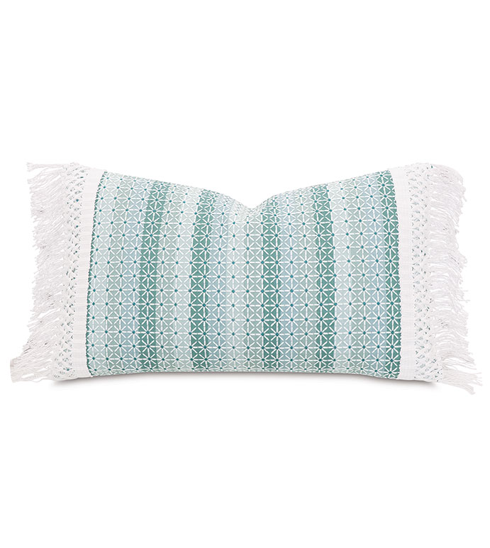 Laguna Embroidered Decorative Pillow