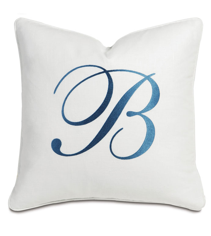 Breeze White With Monogram