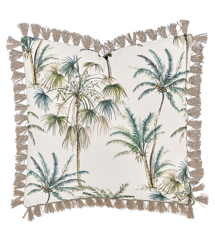 ST. LUCIA TROPICAL DECORATIVE PILLOW
