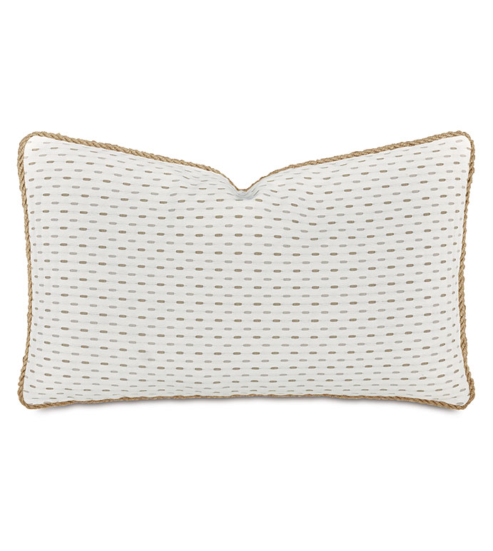 ST. LUCIA GEOMETRIC DECORATIVE PILLOW