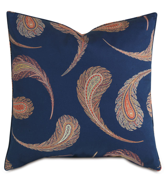 Aigrette Paisley Decorative Pillow