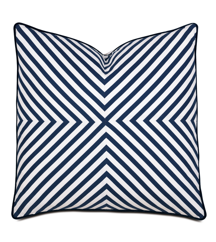 Summerhouse Striped Decorative Pillow