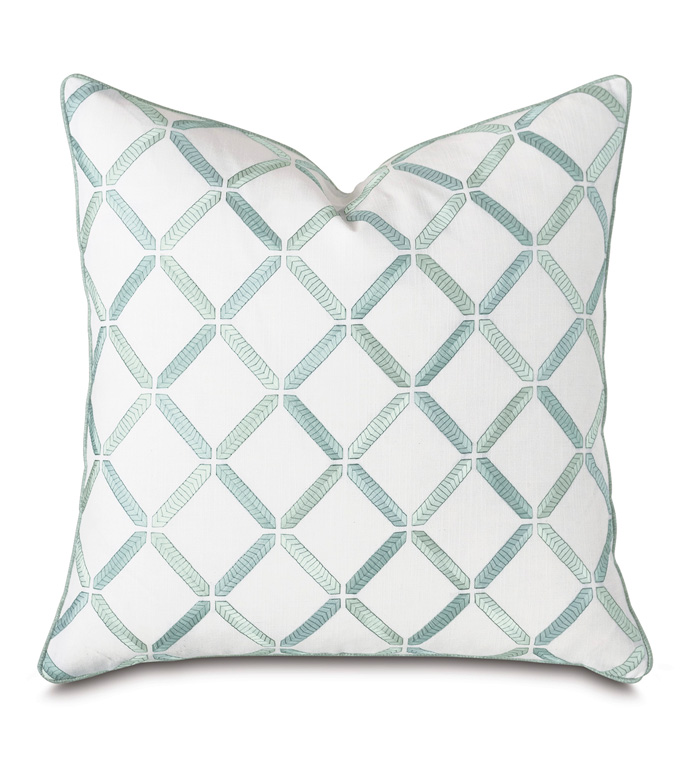 Brentwood Embroidered Decorative Pillow