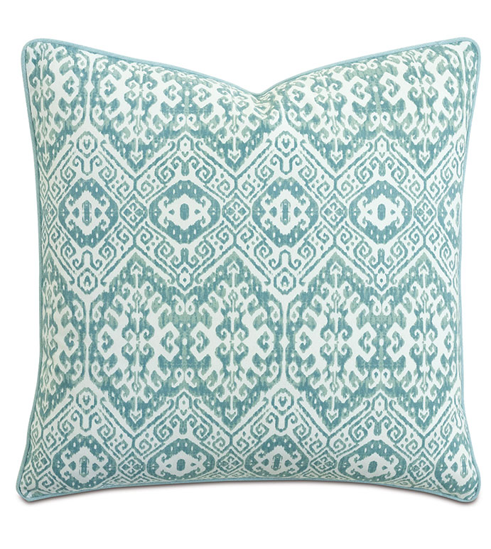 VILLA BLANCA IKAT DECORATIVE PILLOW