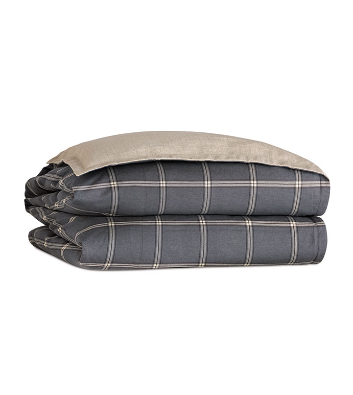 Carmel Plaid Duvet Cover