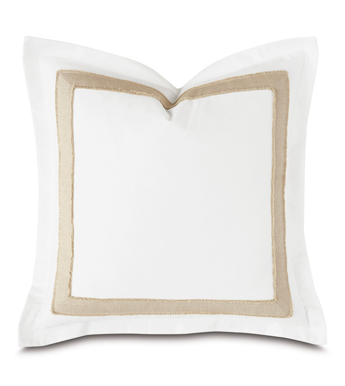 Brentwood Woven Border Euro Sham