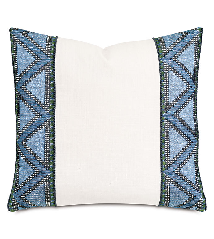 Corona Del Mar Embroidered Euro Sham