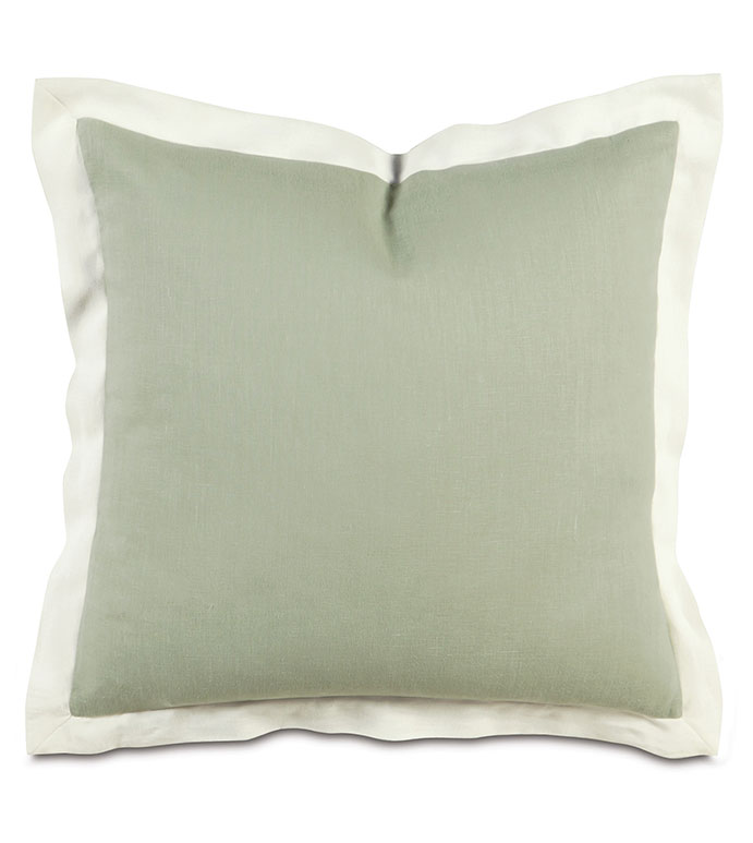 Bel Air Linen Euro Sham In Mint