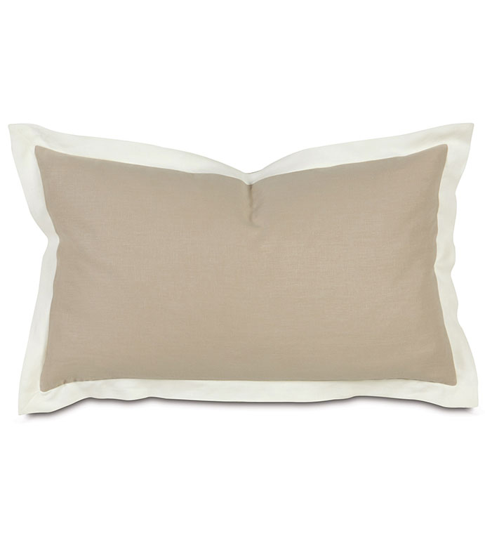 Bel Air Linen King Sham In Bisque