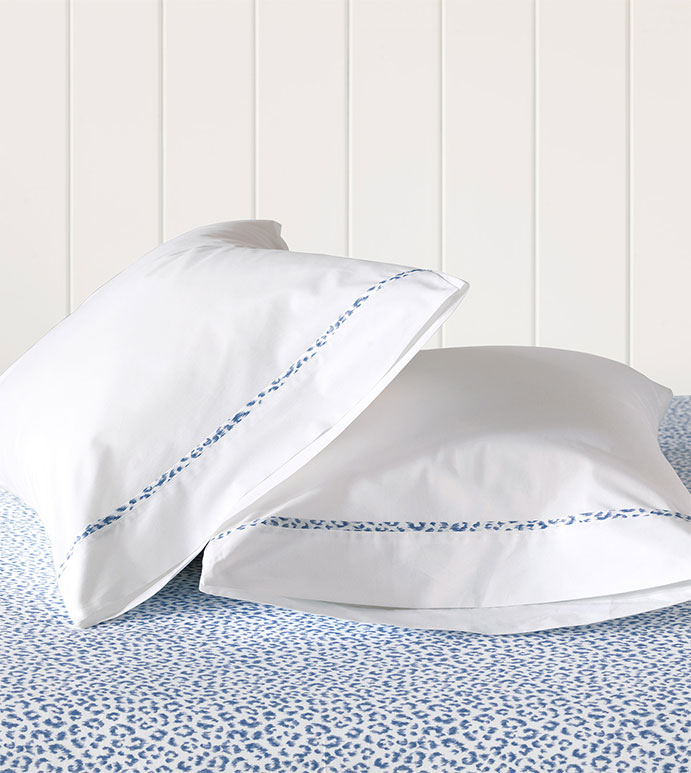 TANNER INDIGO PILLOWCASE