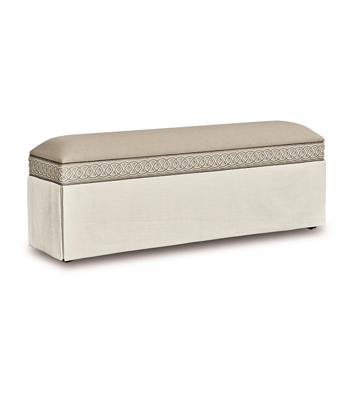 ROSECLIFF SKIRTED BENCH