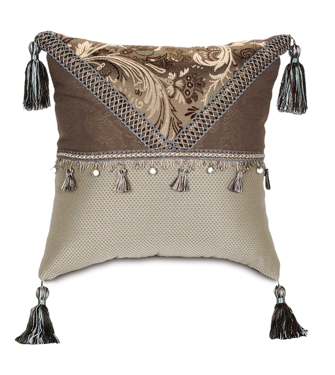 Bacall Envelope Collage W/Tassels